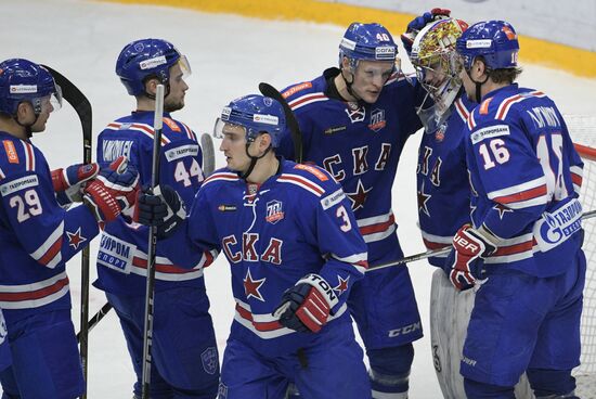 Ice hockey. KHL. SKA vs. CSKA