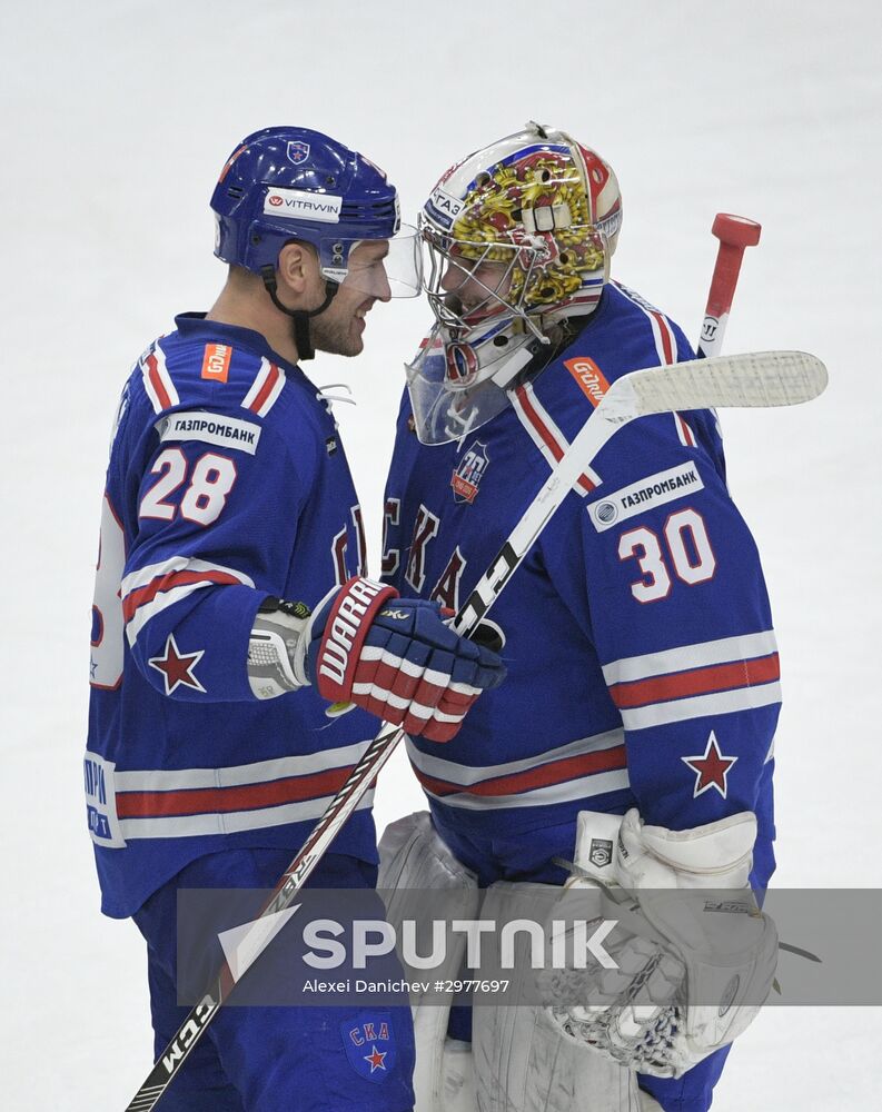 Ice hockey. KHL. SKA vs. CSKA