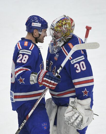 Ice hockey. KHL. SKA vs. CSKA