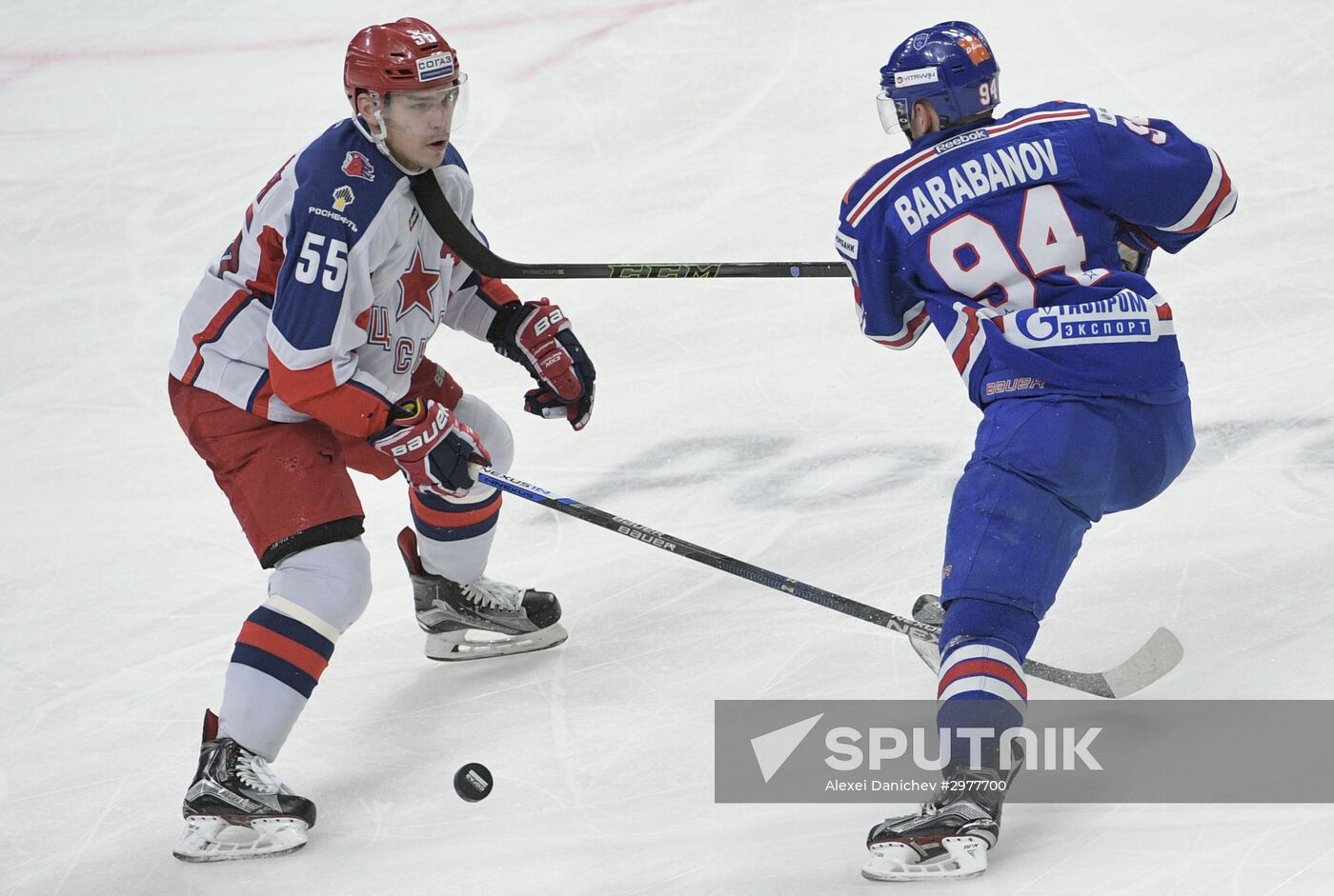 Ice hockey. KHL. SKA vs. CSKA