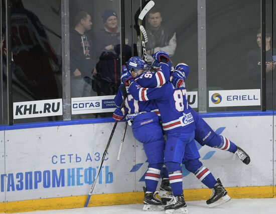 Ice hockey. KHL. SKA vs. CSKA