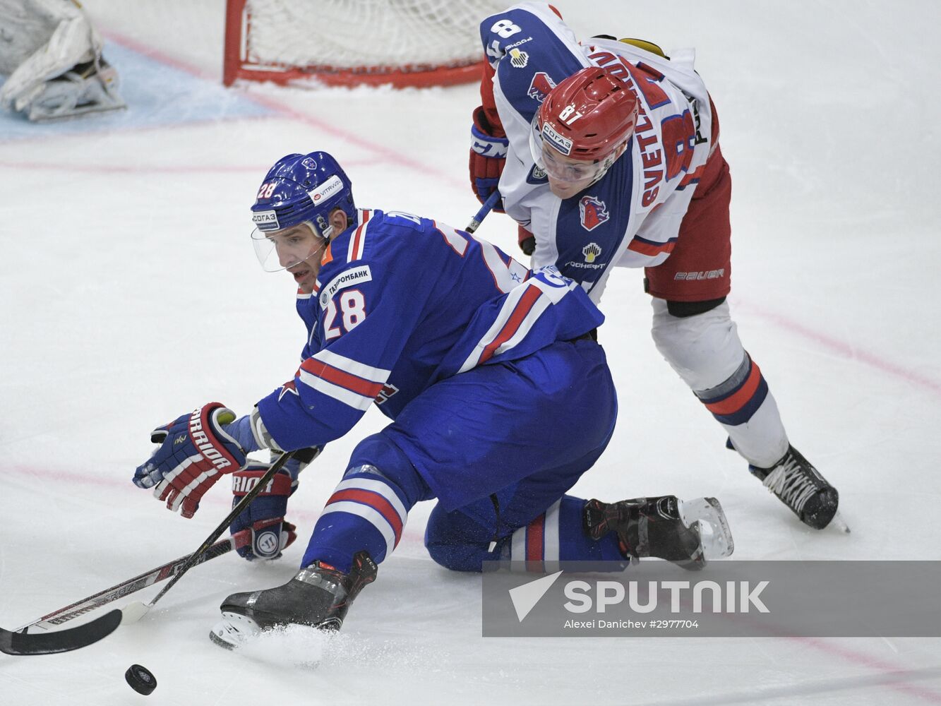 Ice hockey. KHL. SKA vs. CSKA