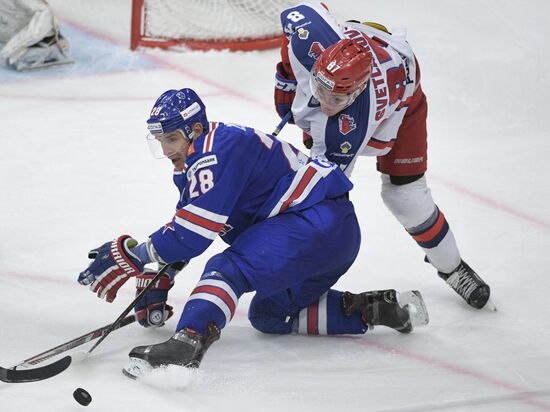 Ice hockey. KHL. SKA vs. CSKA