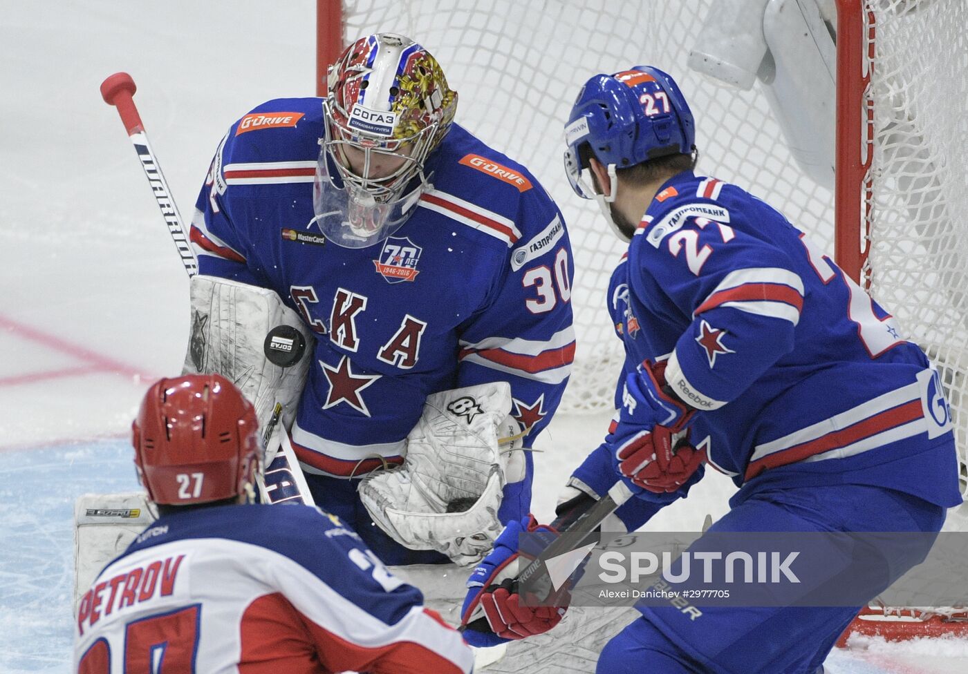 Ice hockey. KHL. SKA vs. CSKA