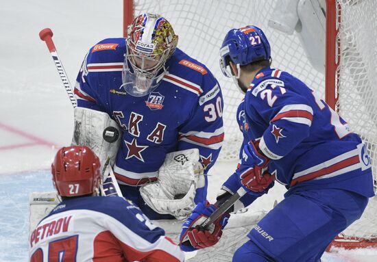 Ice hockey. KHL. SKA vs. CSKA