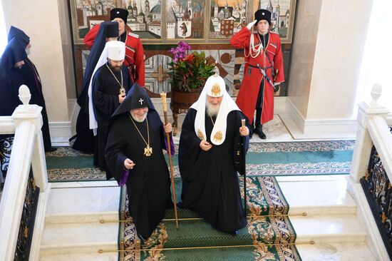 Patriarch Kirill meets with representatives of religious denominations