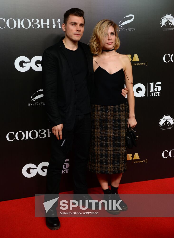 Premiere of the movie "Allied"