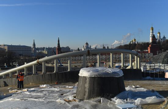 Building Zaryadye Park in Moscow