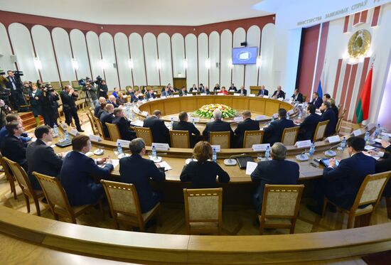 Minsk hosts joint meeting of Russian, Belarussian Foreign Ministries' Boards