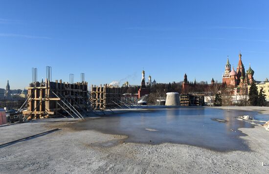 Building Zaryadye Park in Moscow