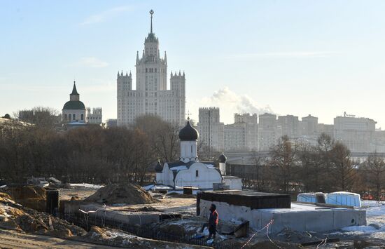Building Zaryadye Park in Moscow
