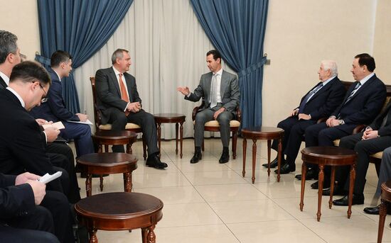 Deputy Russian Prime Minister Dmitry Rogozin visits Syria