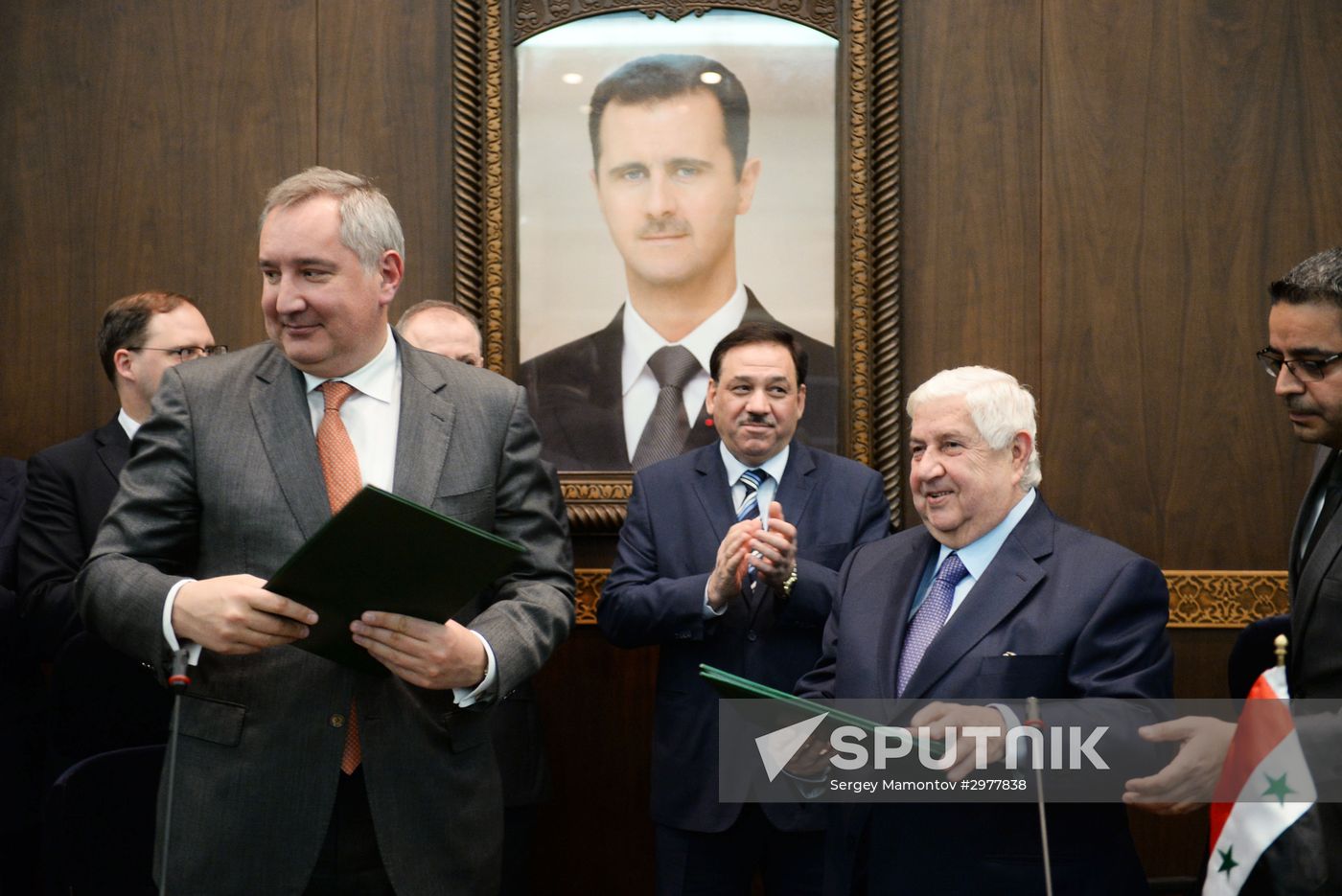 Deputy Russian Prime Minister Dmitry Rogozin visits Syria
