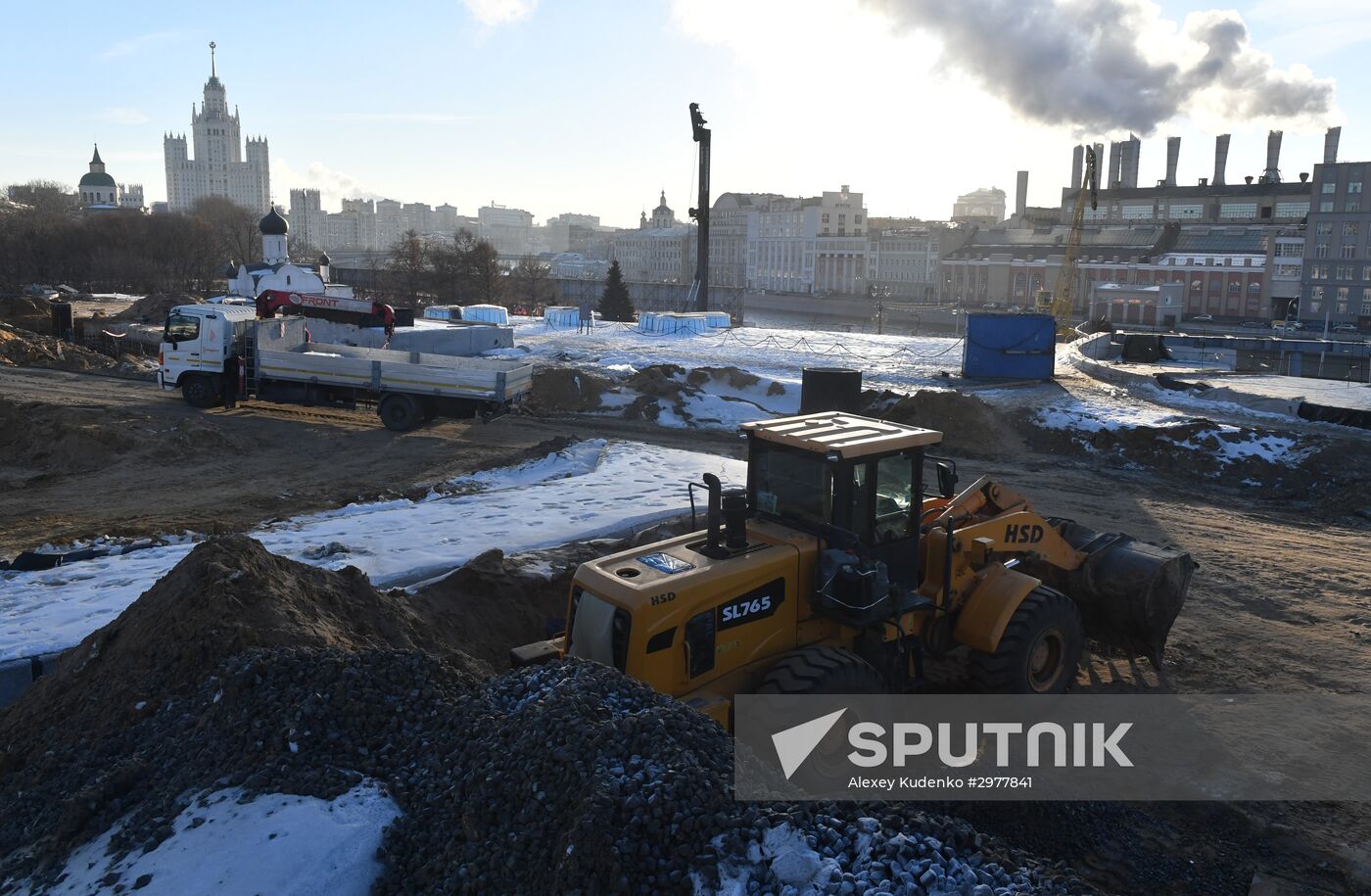 Building Zaryadye Park in Moscow