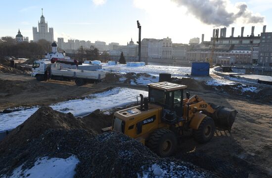 Building Zaryadye Park in Moscow