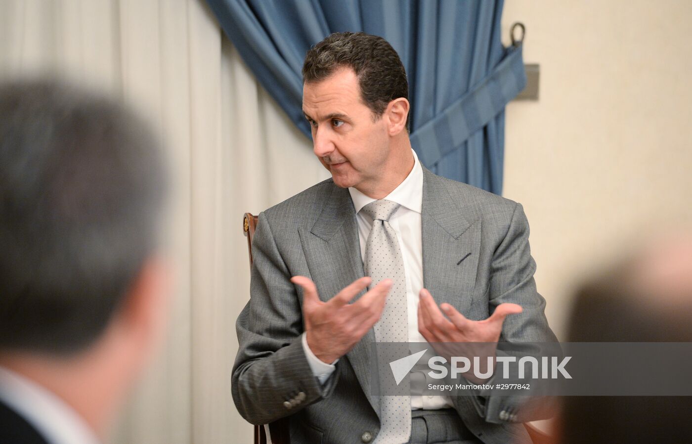Deputy Russian Prime Minister Dmitry Rogozin visits Syria