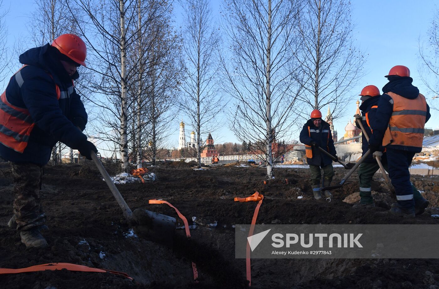 Building Zaryadye Park in Moscow