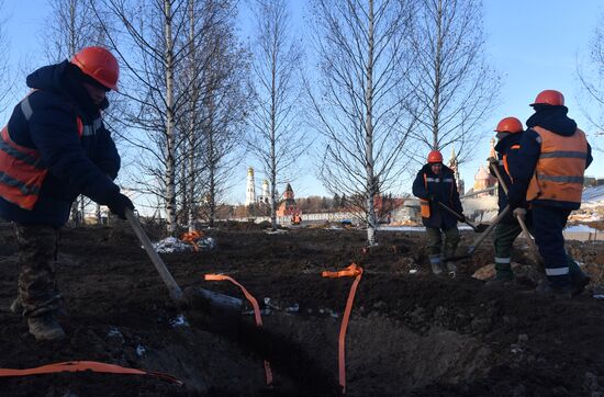 Building Zaryadye Park in Moscow