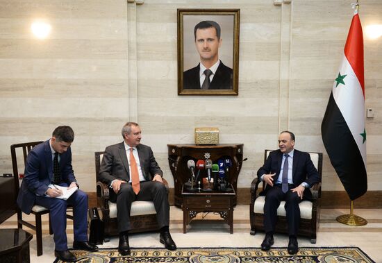 Deputy Russian Prime Minister Dmitry Rogozin visits Syria