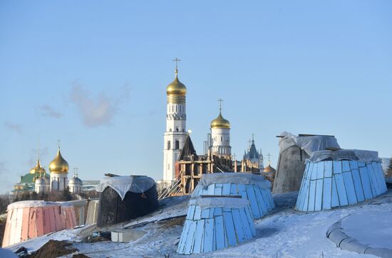 Building Zaryadye Park in Moscow