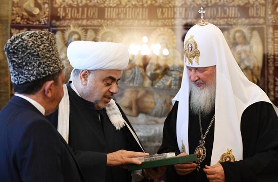 Patriarch Kirill meets with heads of religious denominations