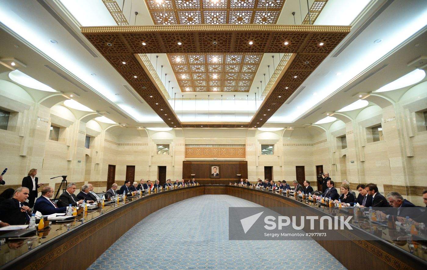 Deputy Russian Prime Minister Dmitry Rogozin visits Syria