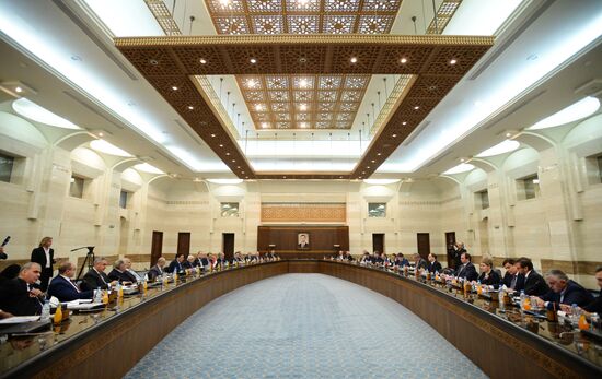 Deputy Russian Prime Minister Dmitry Rogozin visits Syria