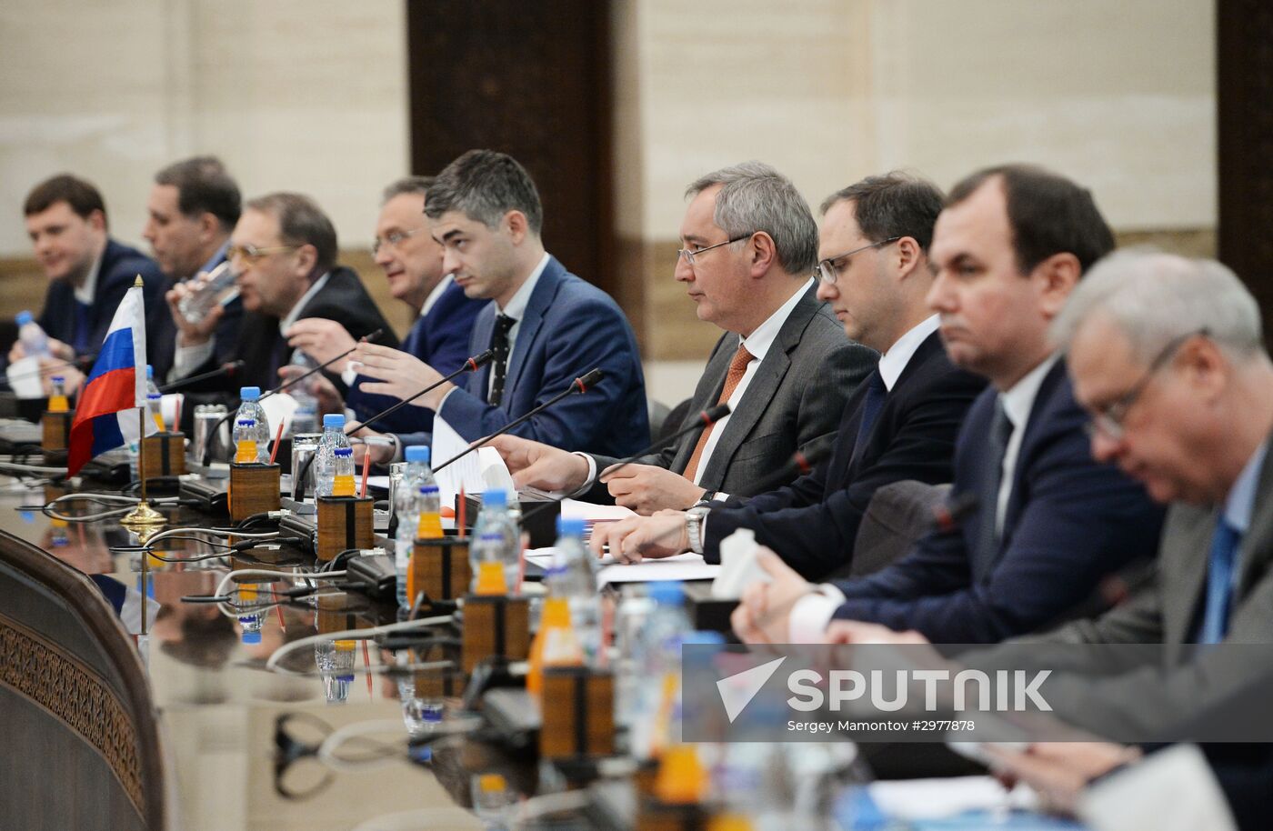 Deputy Russian Prime Minister Dmitry Rogozin visits Syria