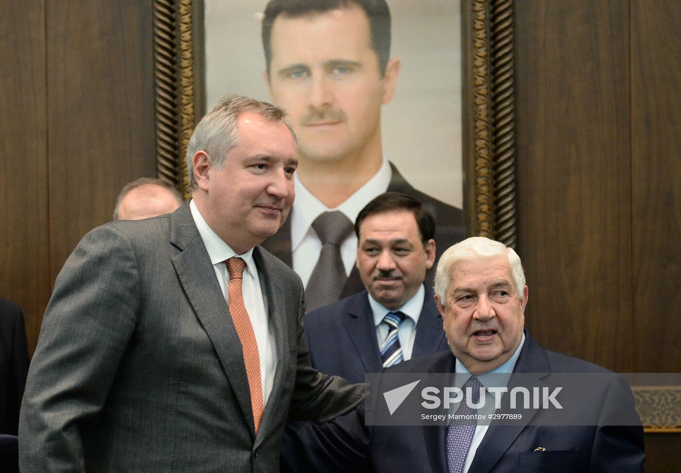 Deputy Russian Prime Minister Dmitry Rogozin visits Syria