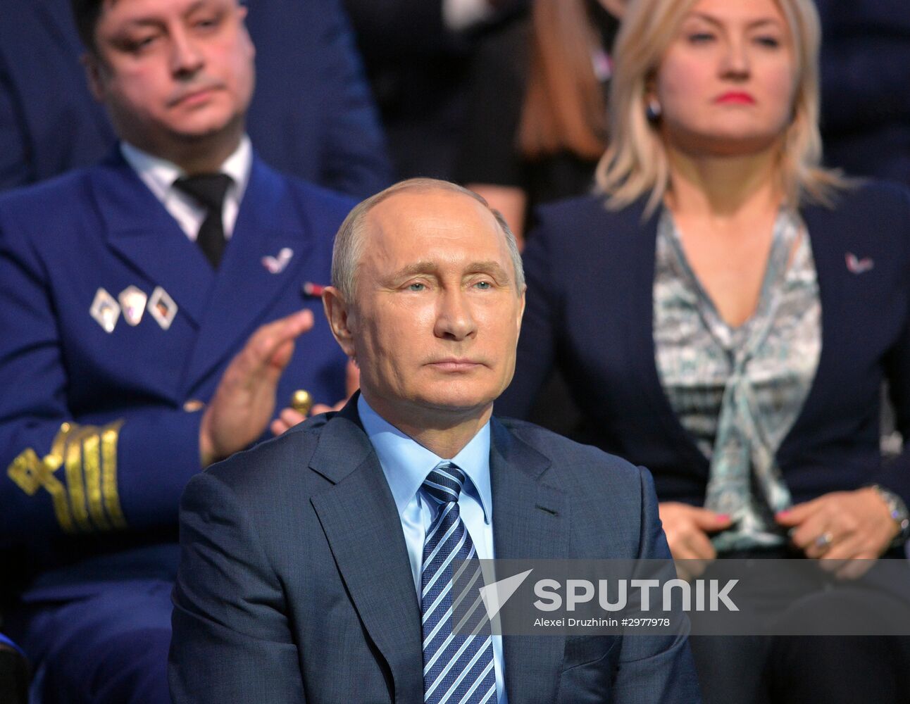 Russian President Vladimir Putin attends concluding meeting of Russian Popular Front’s interregional forum