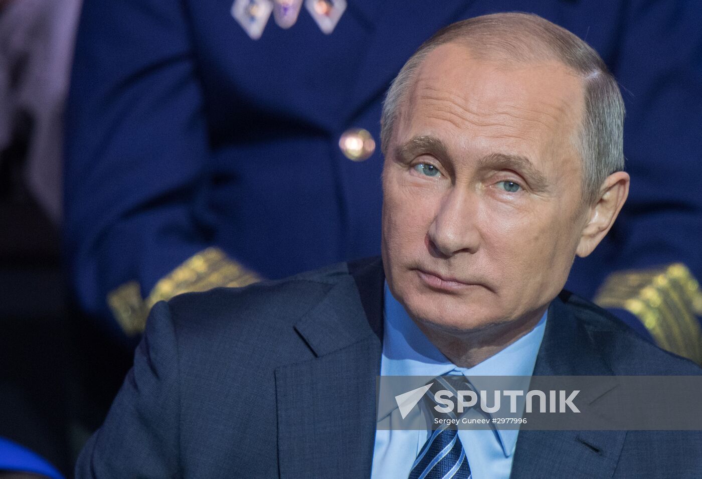 Russian President Vladimir Putin attends concluding meeting of Russian Popular Front’s interregional forum