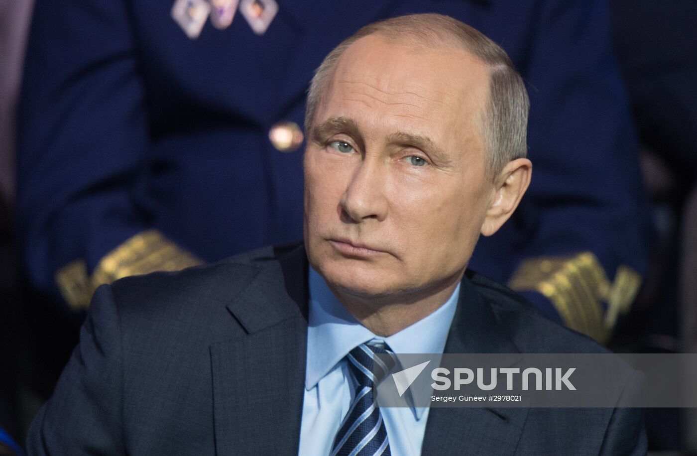Russian President Vladimir Putin attends concluding meeting of Russian Popular Front’s interregional forum