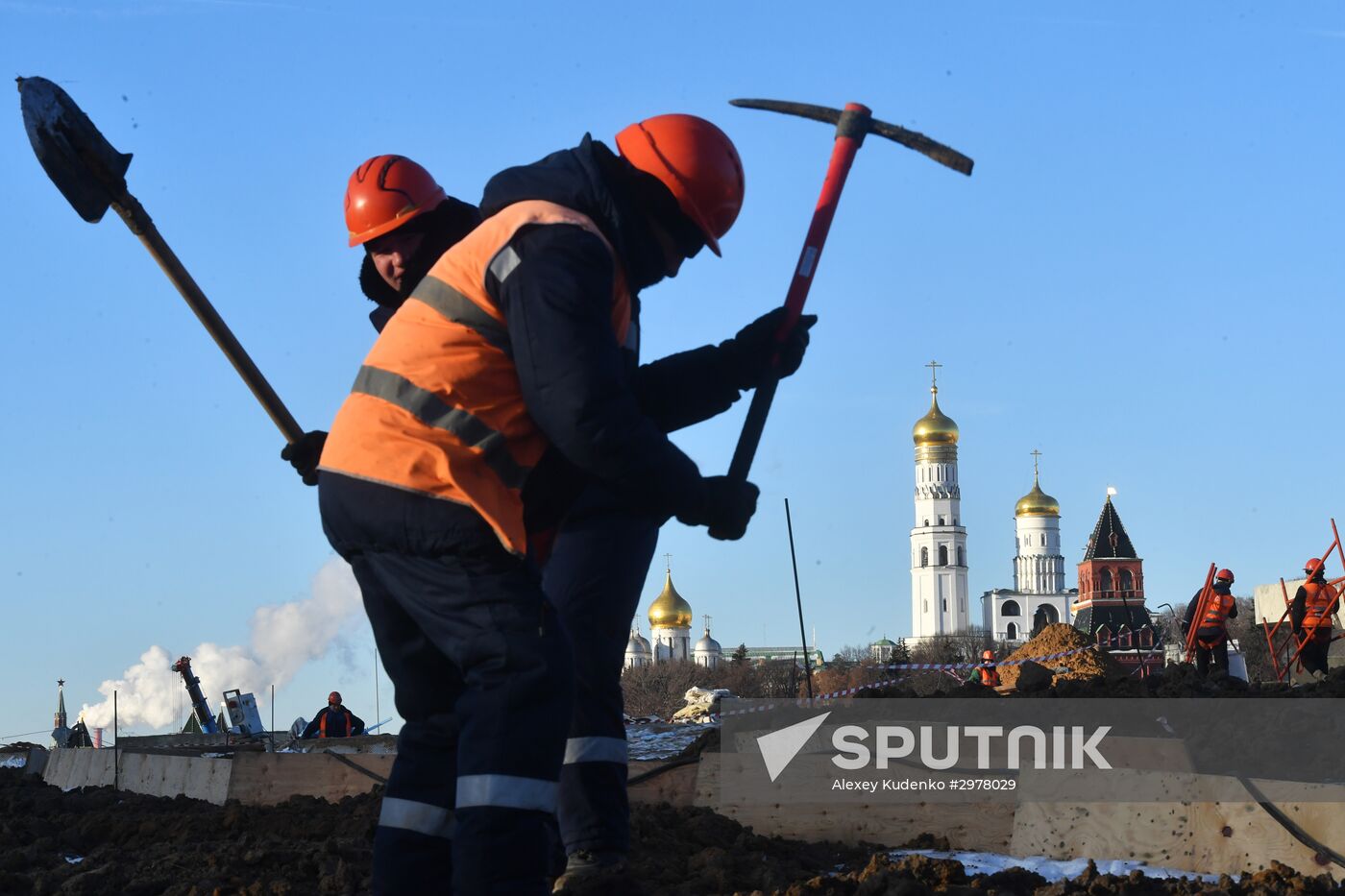 Building Zaryadye Park in Moscow