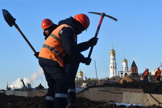 Building Zaryadye Park in Moscow