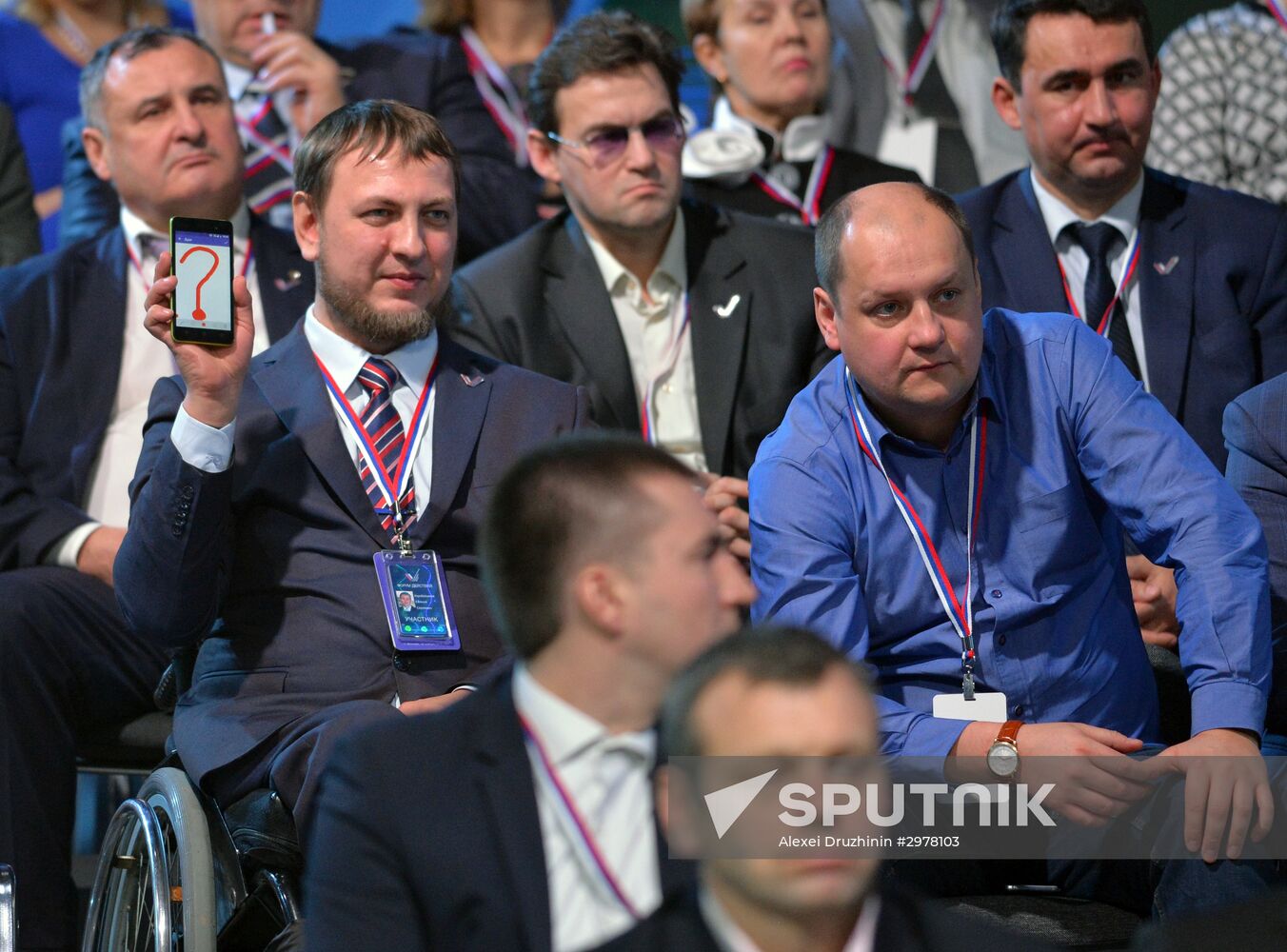 Russian President Vladimir Putin attends concluding meeting of Russian Popular Front’s interregional forum