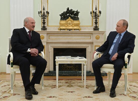 President Vladimir Putin's working meeting with Belarusian President Alexander Lukashenko