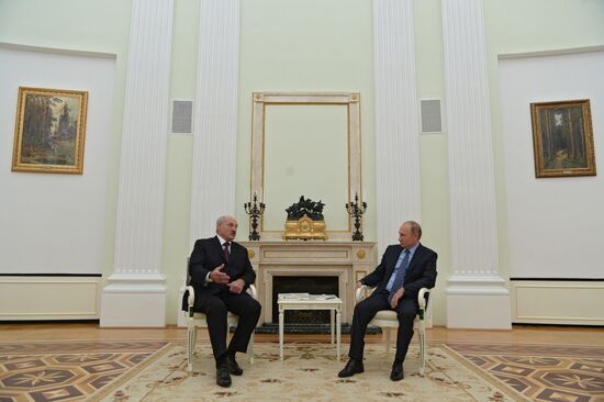President Vladimir Putin's working meeting with Belarusian President Alexander Lukashenko
