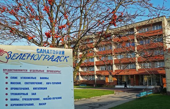 Zelenogradsk sanatorium in Russia's Kaliningrad Region