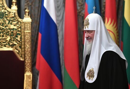 President Putin, Prime Minister Medvedev and Belarusian President Lukashenko wish happy birthday to Patriarch Kirill