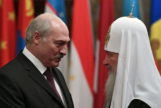 President Putin, Prime Minister Medvedev and Belarusian President Lukashenko wish happy birthday to Patriarch Kirill