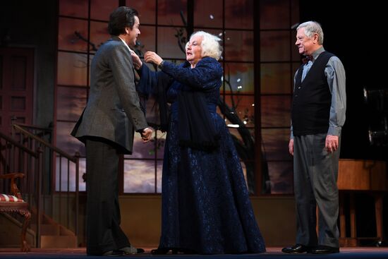 Rehearsal of play "Trees Die Standing Tall"