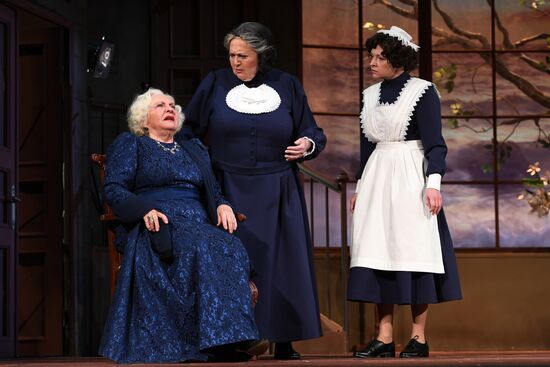 Rehearsal of play "Trees Die Standing Tall"