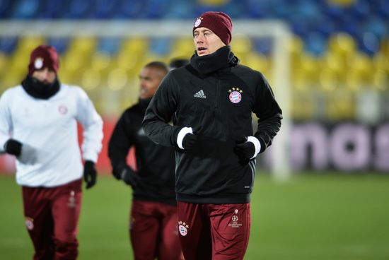 UEFA Champions League. FC Bayern training session