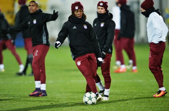 Football. Champions League. Bavaria's training session