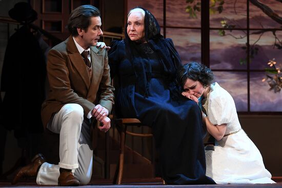 Rehearsal of play "Trees Die Standing Tall"