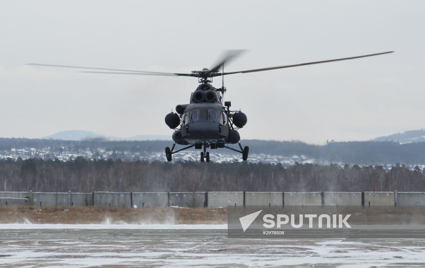 Russian Navy's naval aviation receives first Arctic helicopter Mig Mi-8AMTSh-VA