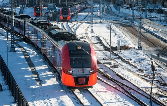 Upgraded Lastochka train presentation