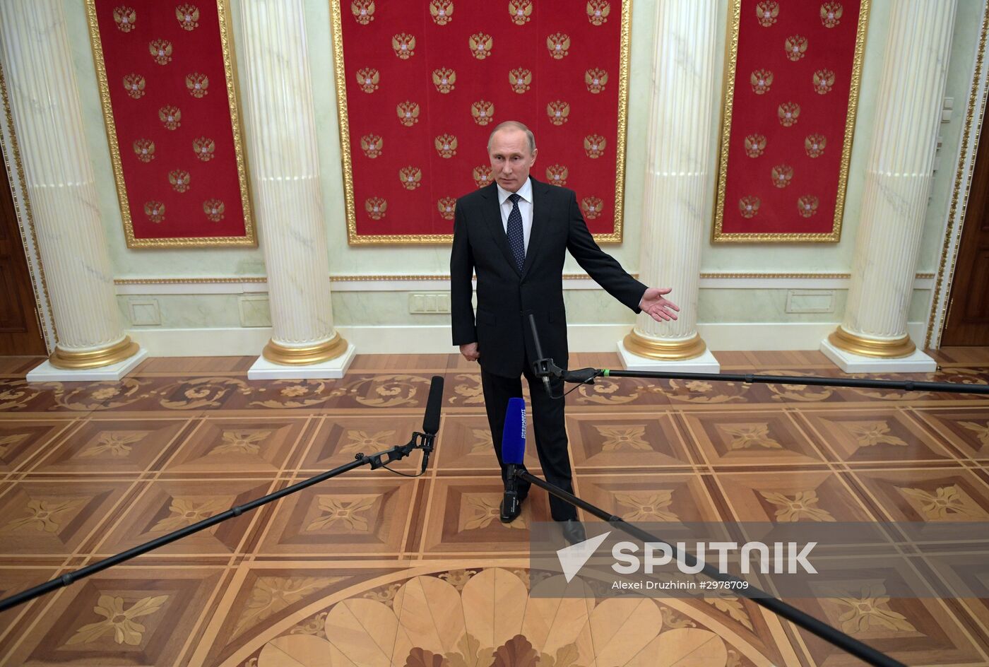 President Vladimir Putin answers media questions