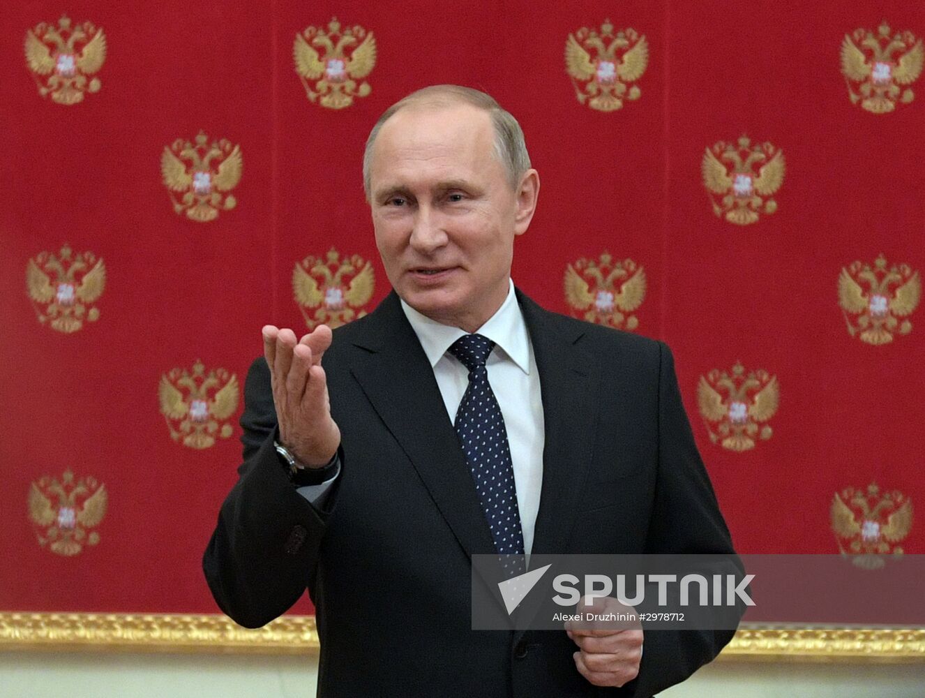 President Vladimir Putin answers media questions