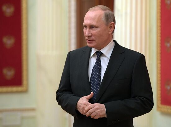 President Vladimir Putin answers media questions